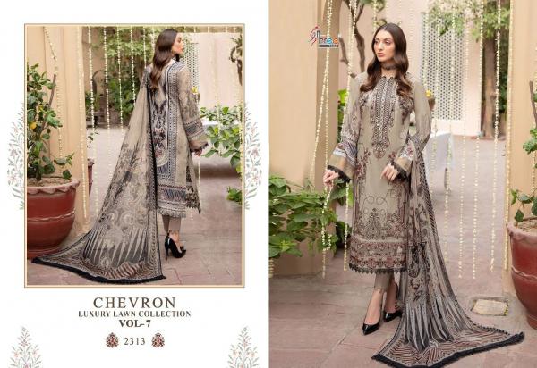 Shree Chevron Luxury Lawn Collection 7 Designer Pakistani Salwar Suits